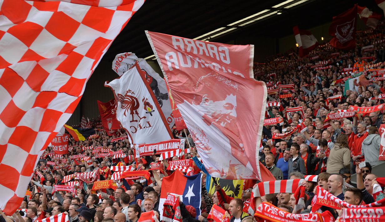 2. Liga Inggris (English Premier League) - Rata-rata 35.870 penonton. (AFP/Paul Ellis)