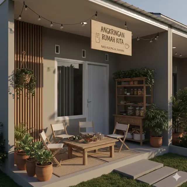 Gambar Rumah Minimalis Ada Warungnya