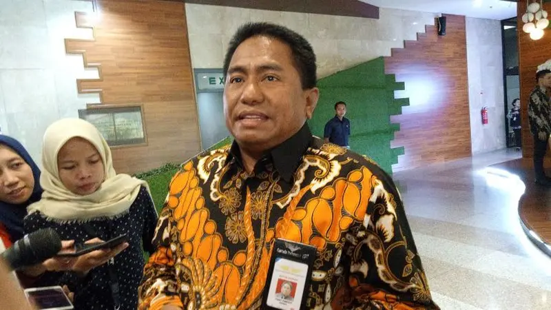 Ketua Harian Serikat Karyawan Garuda, Tomy Tampatty. (Yayu Agustini Rahayu/Merdeka.com)