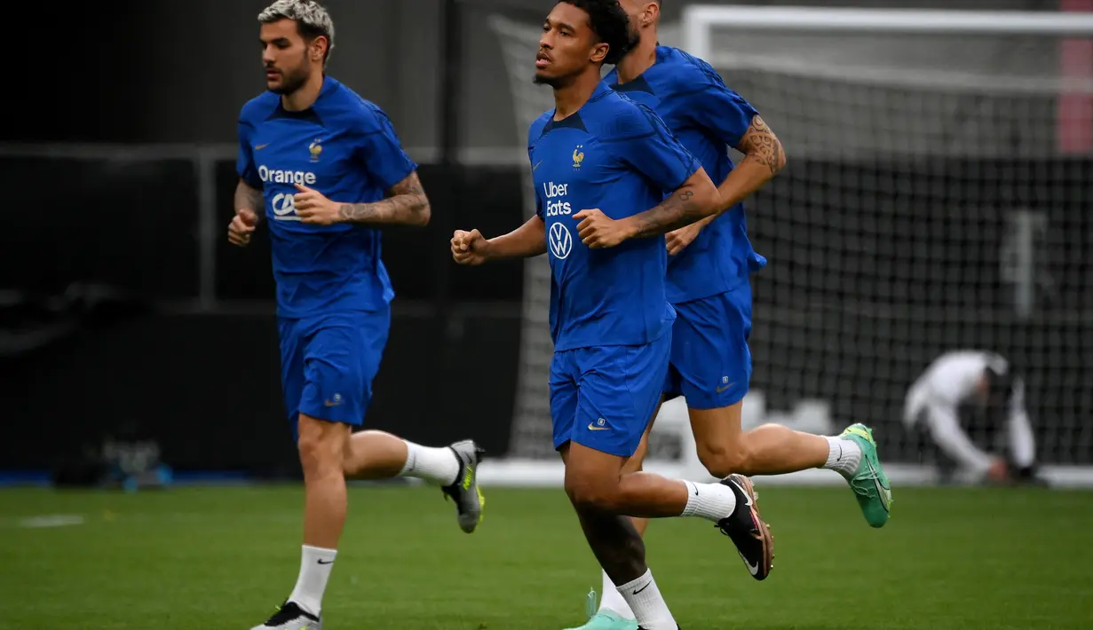 Di Grup B, Prancis tampil sempurna meraih 9 poin dari 3 pertandingan dan memimpin Grup B. (AFP/Franck Fife)