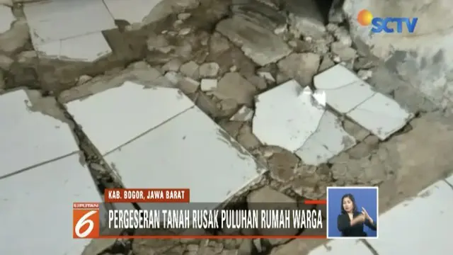 Begini Kondisi Rumah Warga di Bogor yang Rusak Akibat Tanah Bergerak
