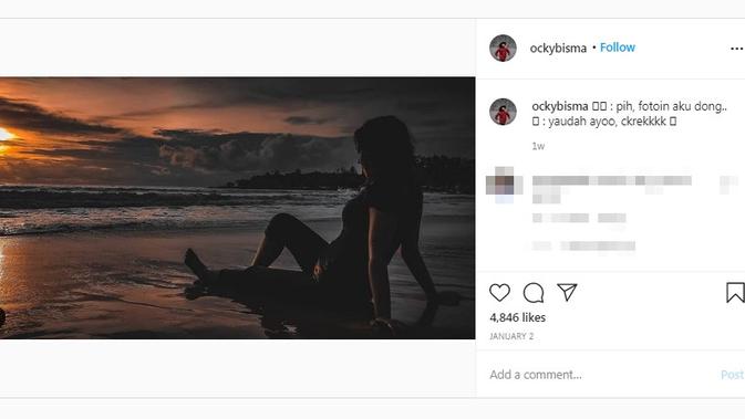 Unggahan Okky Bisma, awak kabin pesawat Sriwijaya Air SJ182. (Tangkapan Layar Instagram @ockybisma/https://www.instagram.com/p/CJh8GUlhIp5/)