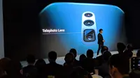 Oppo ungkap kemampuan Teknologi kamera 10x zoomless. (Liputan6.com/ Sulung Lahitani)