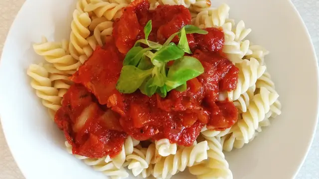 Ilustrasi spaghetti