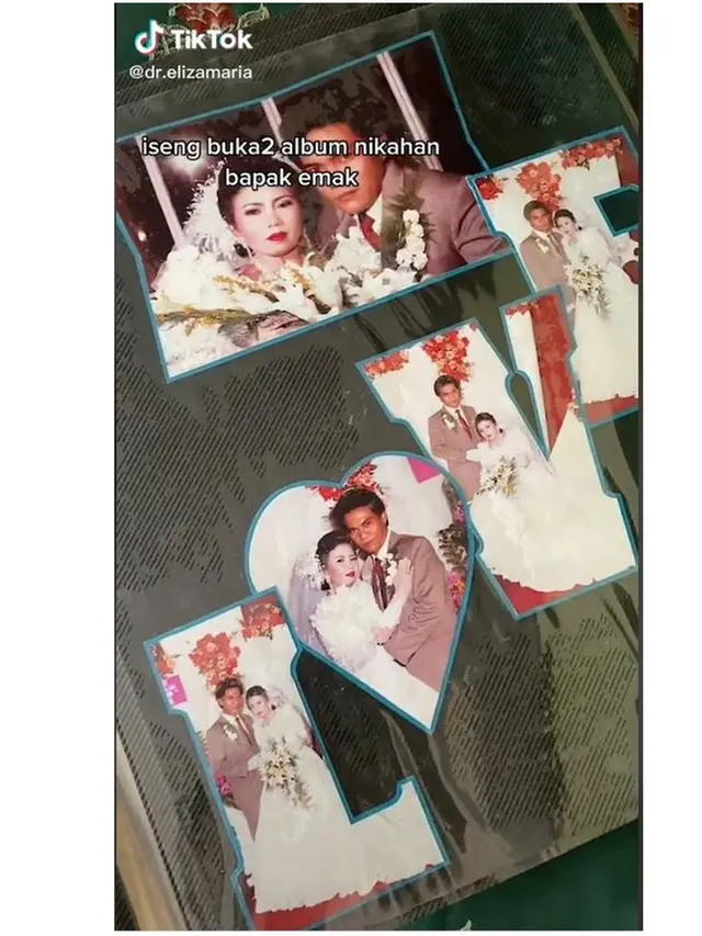 6 Potret Jadul Album Pernikahan Orangtua 30 Tahun Lalu, Editannya Bikin Salfok