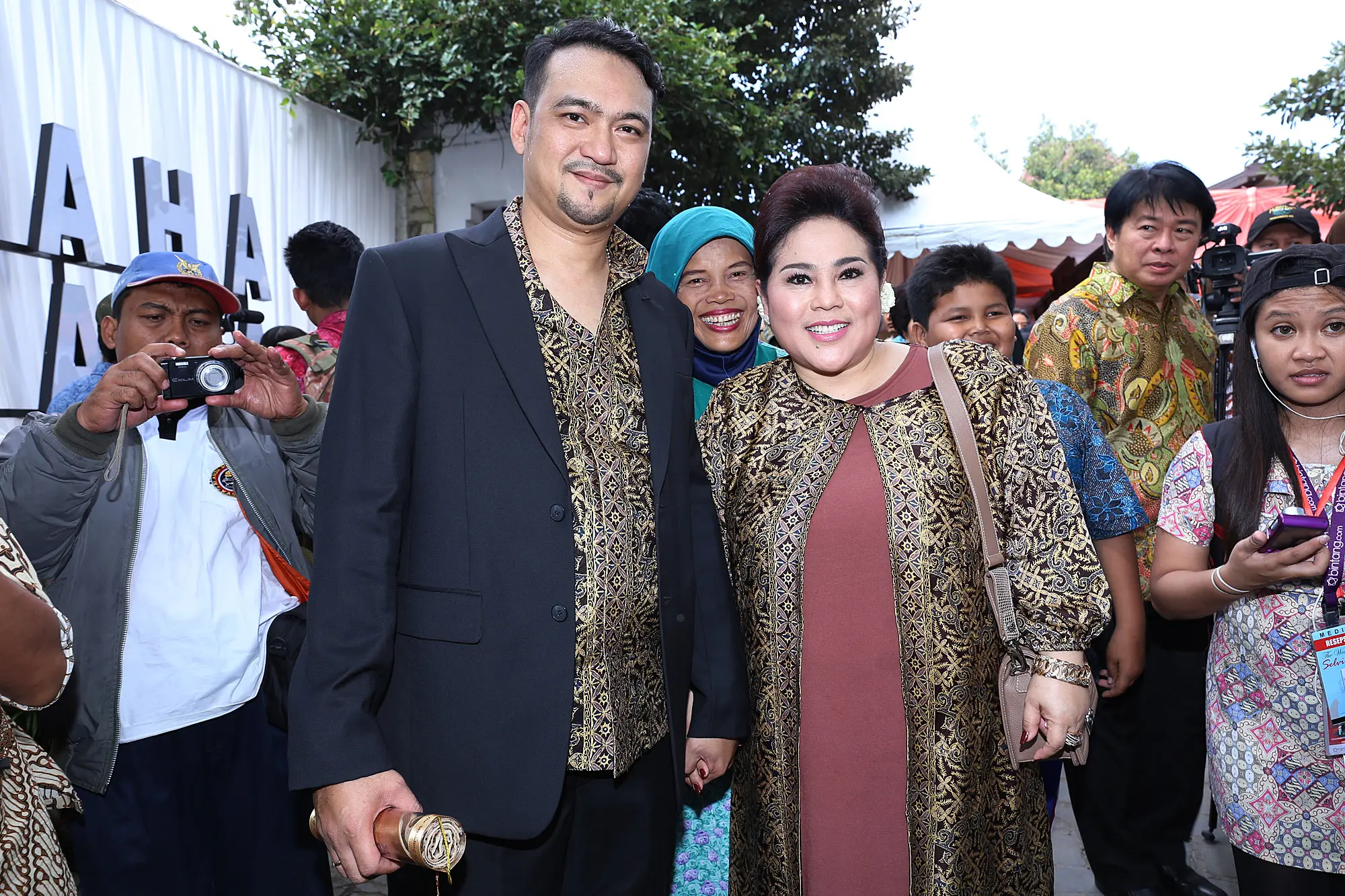 Nunung dan Iyan Sambiran (Galih W. Satria/Doc. Bintang.com)