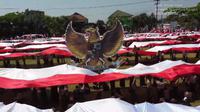 Pelaksanaan Kirab Merah Putih tahun 2024 (Foto dokumen Panitia)
