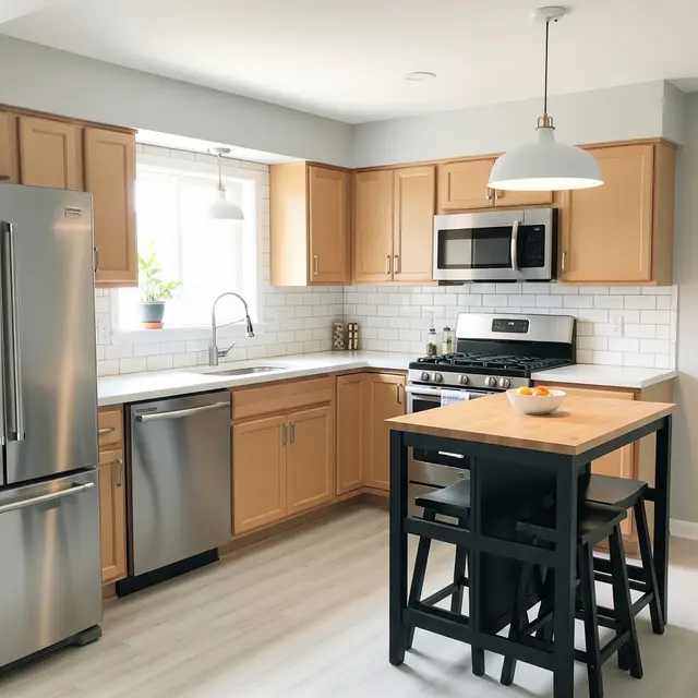 Ide Renovasi Dapur Lama agar Terlihat Modern (AI Generated)