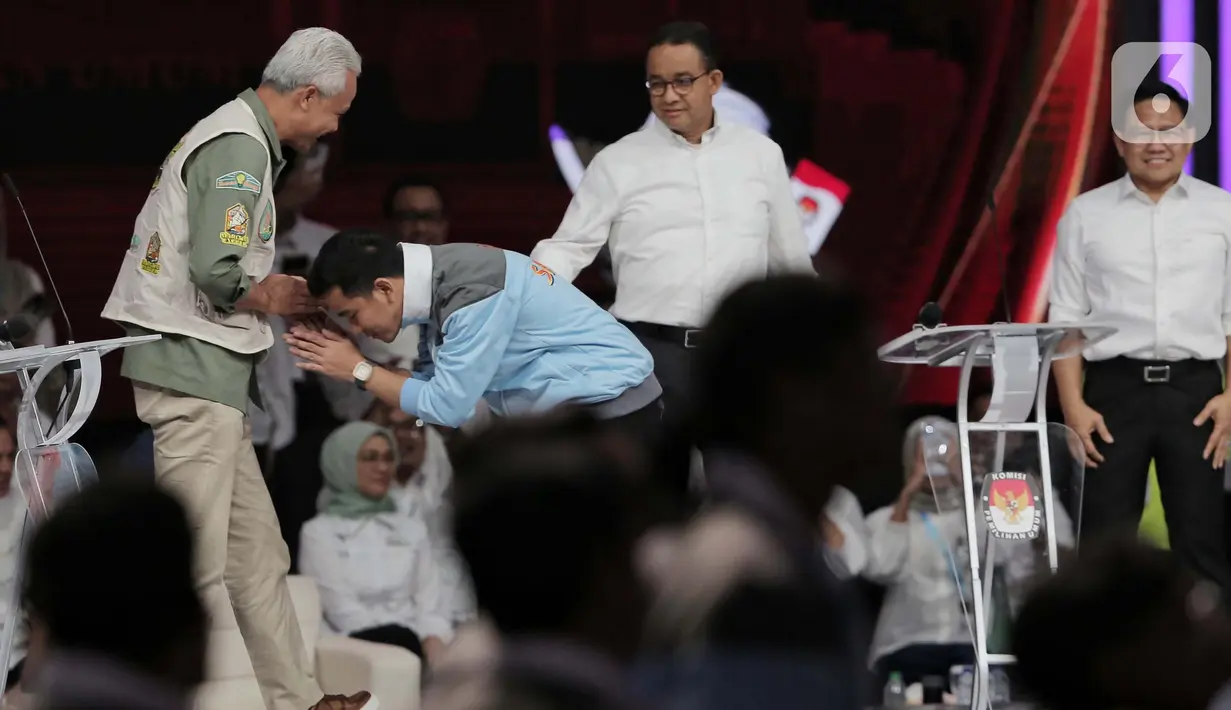 Debat berlangsung dalam durasi selama 150 menit. (Liputan6.com/Angga Yuniar)