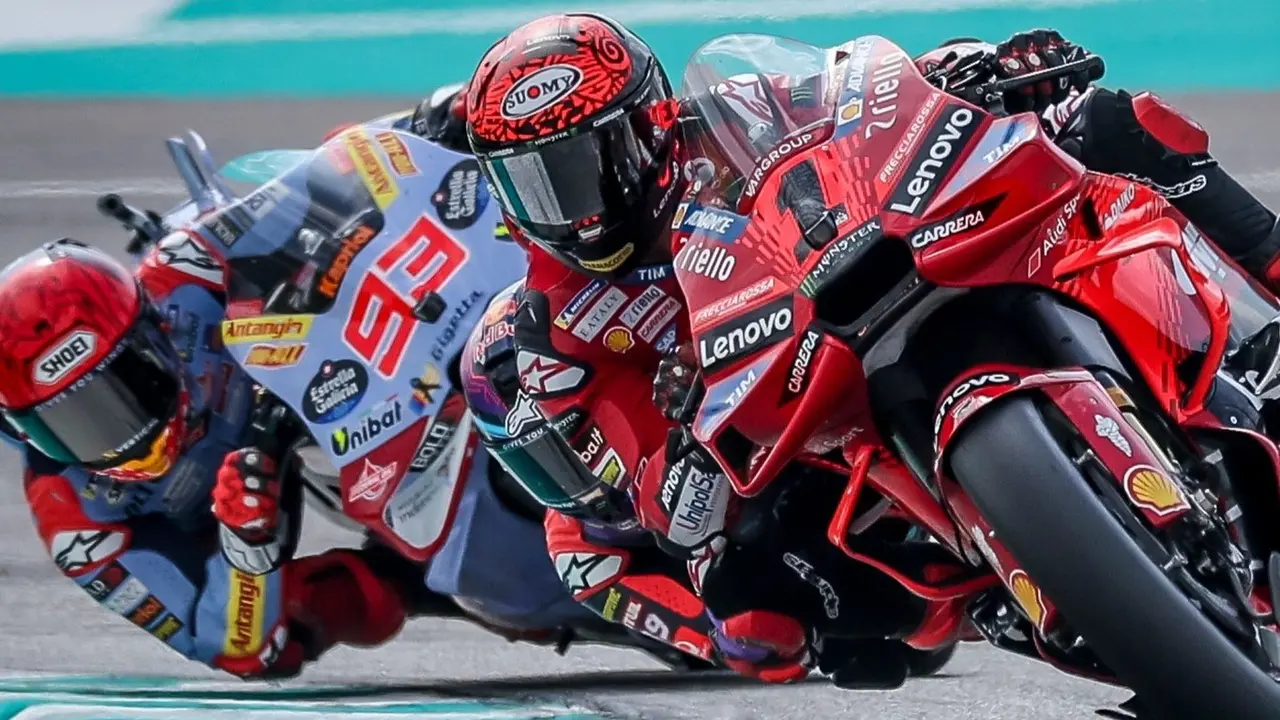 Pecco Bagnaia dan Jorge Martin - MotoGP Malaysia 2024