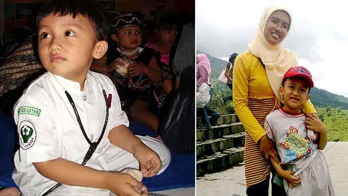 Fikri dan ibu Afiana