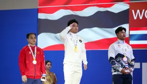 Mantap! Rahmat Erwin Abdullah Catat 2 Rekor saat Raih Emas Asian Games Aichi-Nagoya 2026