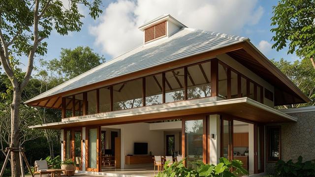 10 Desain Rumah Mungil High Ceiling Anti Pengap dan Terasa Luas di ...