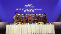 PT Mandiri Tunas Finance (MTF), anak usaha PT Bank Mandiri (Persero) Tbk (BMRI), MTF akan memperbesar sumber pendanaan dengan menerbitkan Obligasi Berkelanjutan VI Mandiri Tunas Finance Tahap I Tahun 2023.