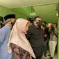 Menteri Agama Yaqut Cholil Qoumas saat mengunjungi sekolah MTsN 19 Pondok Labu, Jakarta Selatan. (Merdeka.com)