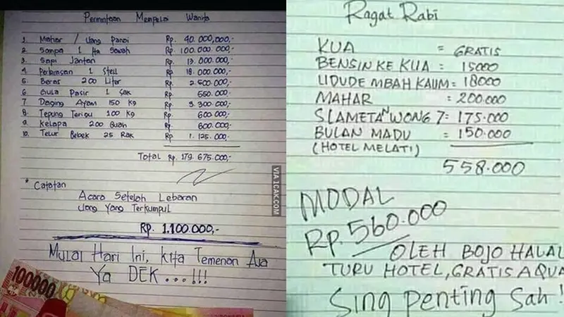 6 Taksiran Biaya Pernikahan Ini Bikin Jomblo Mikir Keras