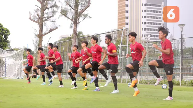 Foto: Pulang Dari Qatar, Timnas Indonesia U-20 Geber Latihan Lagi di Jakarta