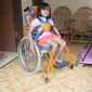 Gania Nur Aisha, anak pertama dari Retno yang berusia enam tahun diketahui menderita Spinal Muscular Atrophy. (Foto: Liputan6.com/Huyogo Simbolon)