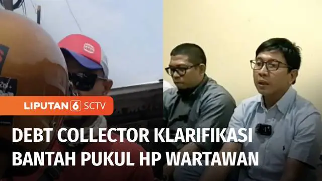 VIDEO: Debt Collector Klarifikasi Soal Perampasan Motor Warga dan Perselisihan dengan Wartawan