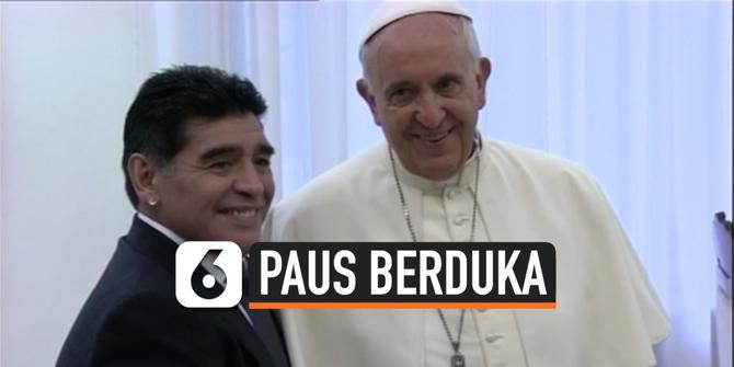 VIDEO: Maradona Meninggal karena Serangan Jantung, Paus Fransiskus Berduka