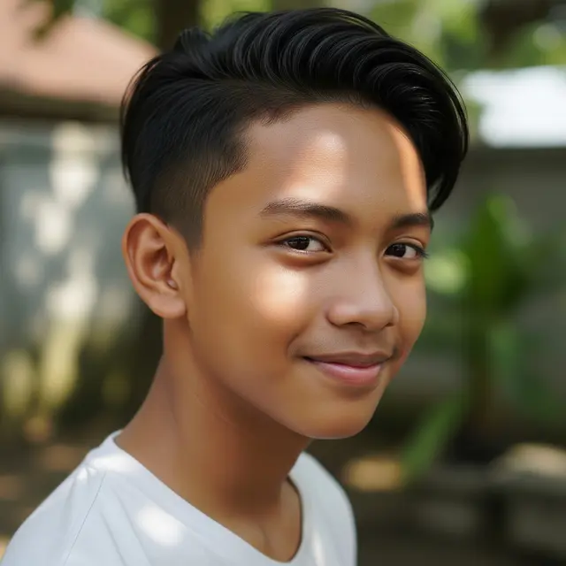 Model Rambut Panjang Anak Laki Laki (Gemini AI)