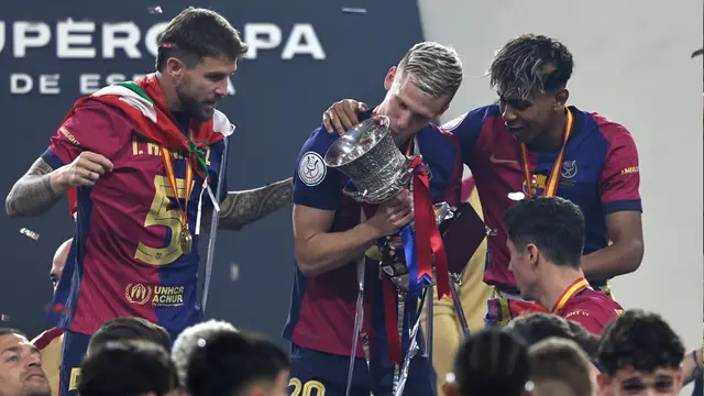 Hajar Real Madrid, Barcelona Rengkuh Piala Super Spanyol 2025
