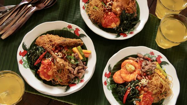 Ilustrasi makanan Khas Sumatera Utara
