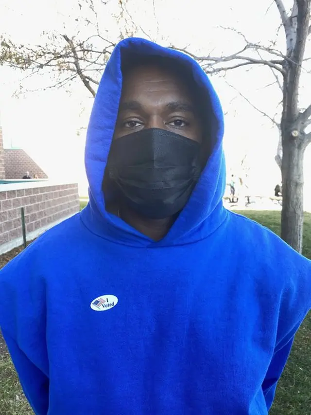 Kanye West ikut memilih di Pilpres AS 2020. (Twitter/ kanyewest)