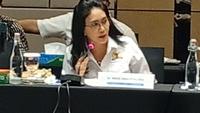 Rieke Diah Pitaloka dalam audiensi Tim Panja Pengawasan Tata Kelola Kawasan Batam dengan Masyarakat Kota Batam pada Jumat (18/07/2025). (Foto: Liputan6.com/Ajang Nurdin)