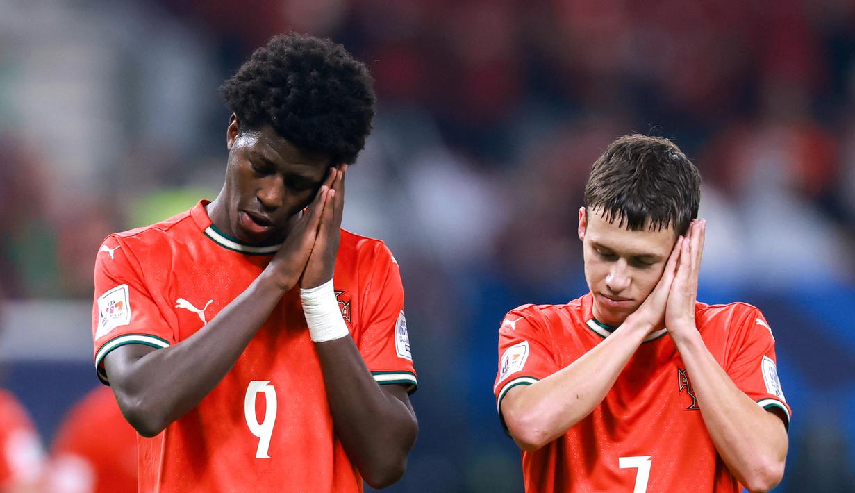 Kemenangan Portugal ditentukan oleh gol tunggal dari Anisio Cabral. (AFP/Karim Jaafar)