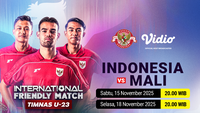 Siaran Langsung Timnas Indonesia U-23 vs Mali U-23  Eksklusif di Vidio