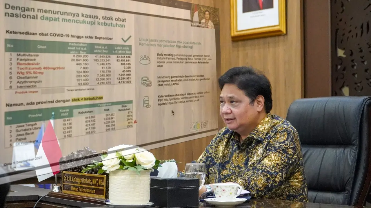Menteri Koordinator Bidang Perekonomian Airlangga Hartarto