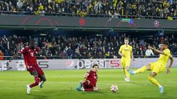 Gol semata wayang Villarreal di laga ini datang lewat aksi apik Arnaut Danjuma di menit ke-8. (AP/Alberto Saiz)