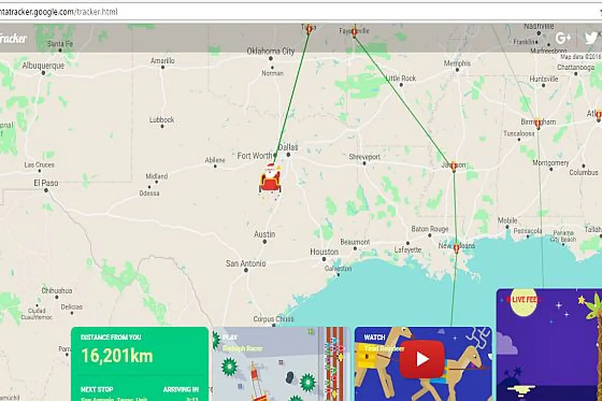 Google kembali menghadirkan Santa Tracker untuk membantu para orangtua dan anak-anak melacak perjalanan Sinterklas.