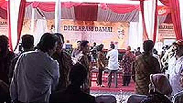 Foke dan Jokowi Deklarasi Pilkada Damai