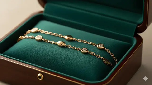 Tips Memilih Gelang Emas 5 Gram agar Tetap Stylish dan Bernilai Jual Tinggi/ Ilustrasi gambar AI