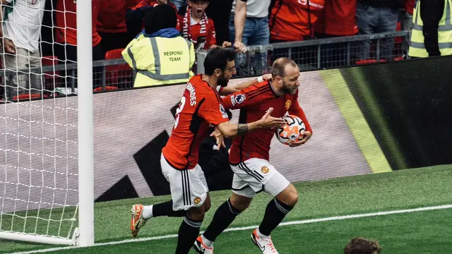 Christian Eriksen - Manchester United Vs Nottingham Forest di Premier League 2023/2024