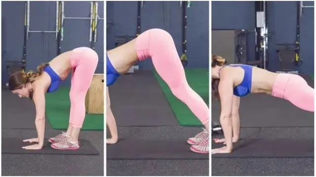 Plank crawl out
