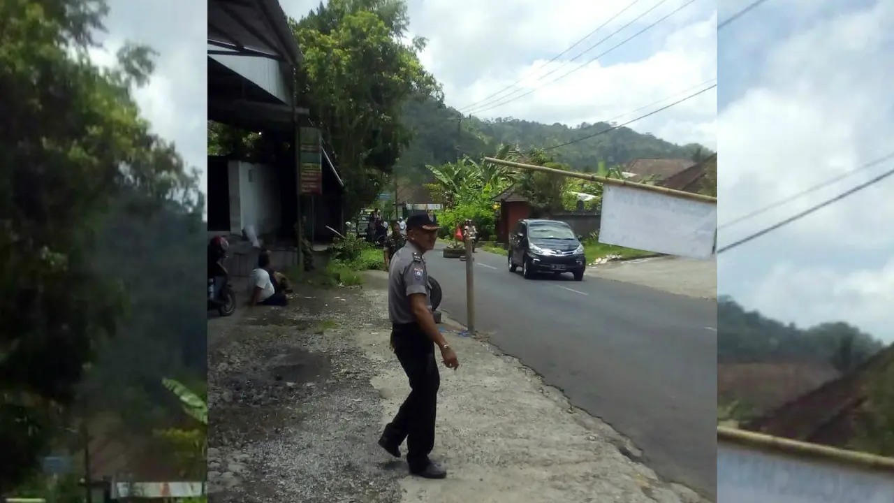 Zona merah Gunung Agung