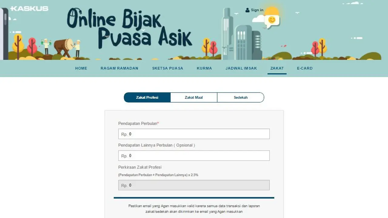 Zakat online Kaskus