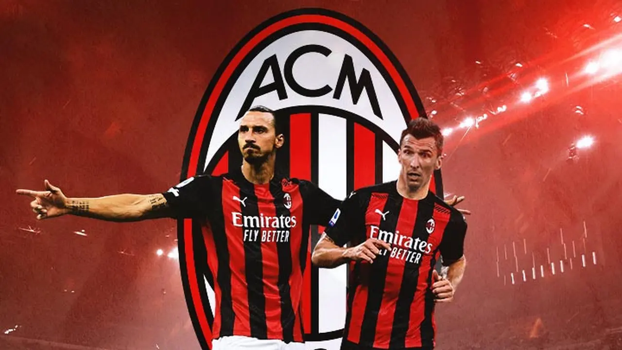 AC Milan - Zlatan Ibrahimovic dan Mario Mandzukic