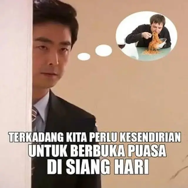 10 Meme Kocak Orang Batal Puasa Ini Bikin Tepuk Jidat Hot