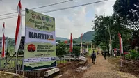Kodim 1422/ Maros menggelar lomba sepeda gunung lintas medan dalam rangka memperingati Hari Juang TNI AD tahun 2021 (Liputan6.com/ Eka Hakim)