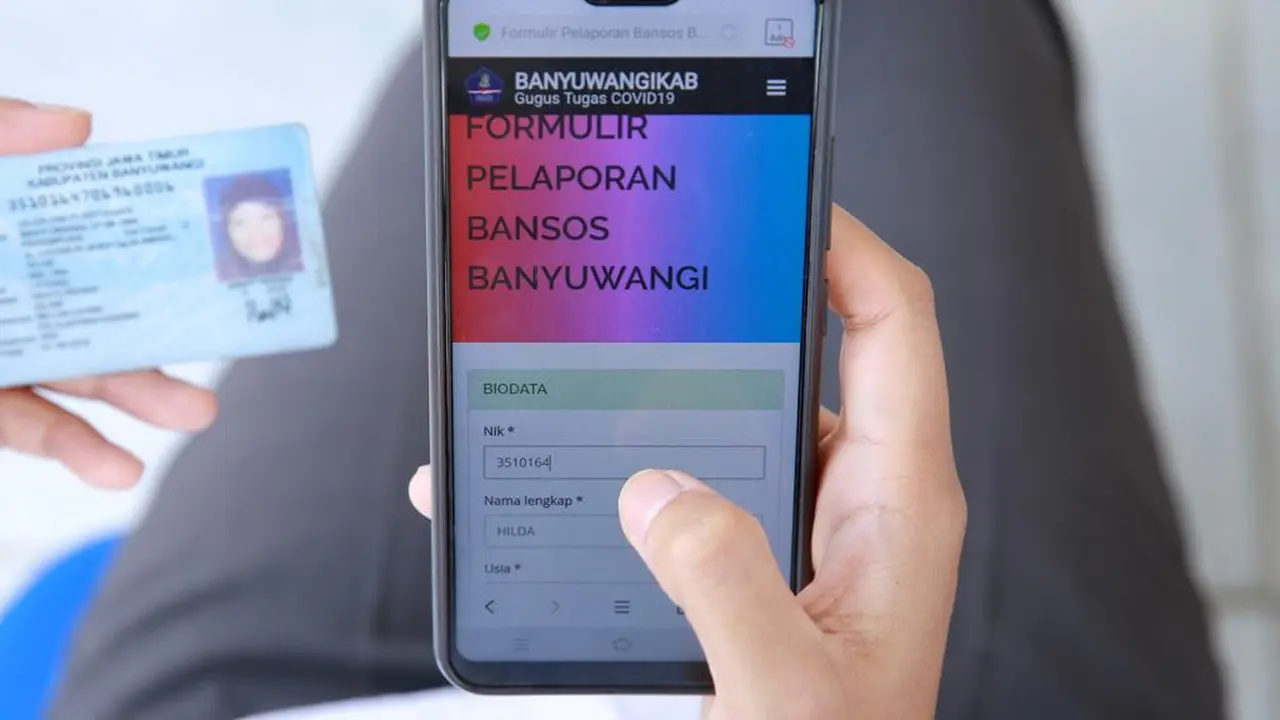 Banyuwangi Buka Pelaporan Online, Bisa Cek Penerima hingga Lapor Minta Bansos