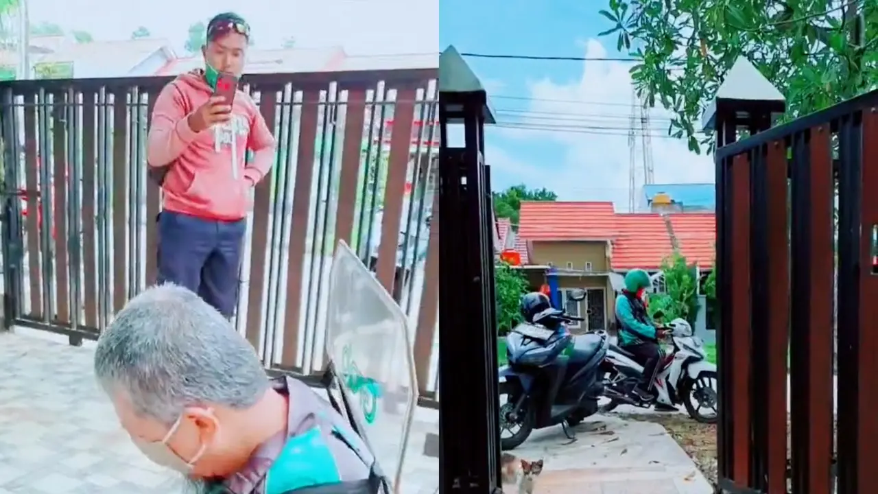 Sebanyak 10 ojol mendapatkan orderan fiktif ke alamat yang sama.