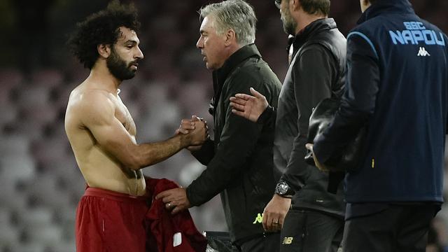 Carlo Ancelotti dan Mohamed Salah