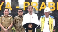 Presiden Joko Widodo (Jokowi) meresmikan Jalan Tol Trans Sumatera (JTTS) ruas Tol Indralaya-Prabumulih garapan sepanjang 64,5 km. (Dok Hutama Karya)