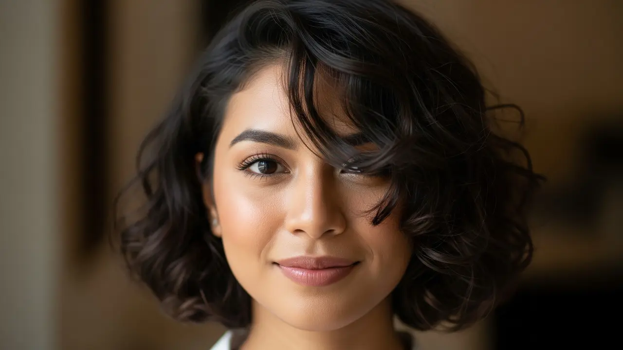 Model Rambut Wanita Pendek Curly
