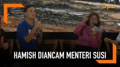 Pada acara ‘Festival Membumikan Laut sebagai Masa Depan Bangsa’ di Unpad, Bandung, Hamish Daud diancam Menteri Susi Pudjiastuti. Kenapa ya?