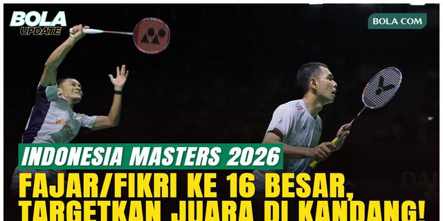 Kalahkan Wakil Taiwan, Fajar/Fikri Bidik Juara Indonesia Masters 2026